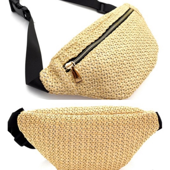 Bags Host Pickwoven Straw Fanny Pack Belt Bag Poshmark